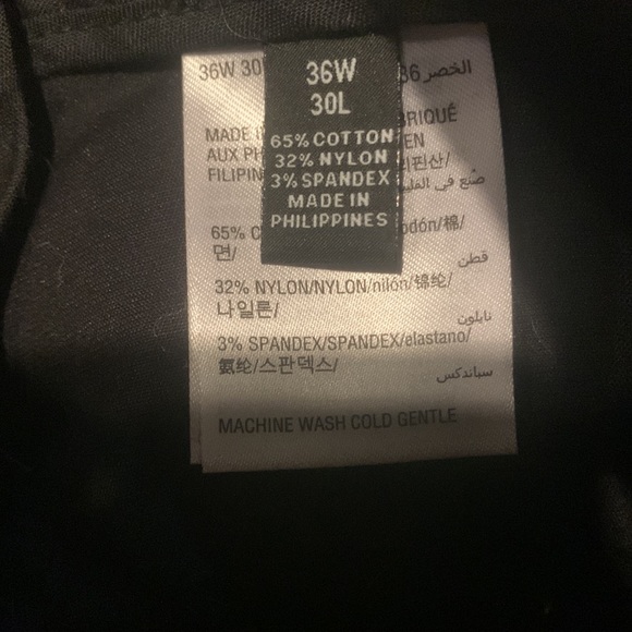 Alfani Men’s Dress Plant (Black, Size 36/30) - Picture 4 of 4